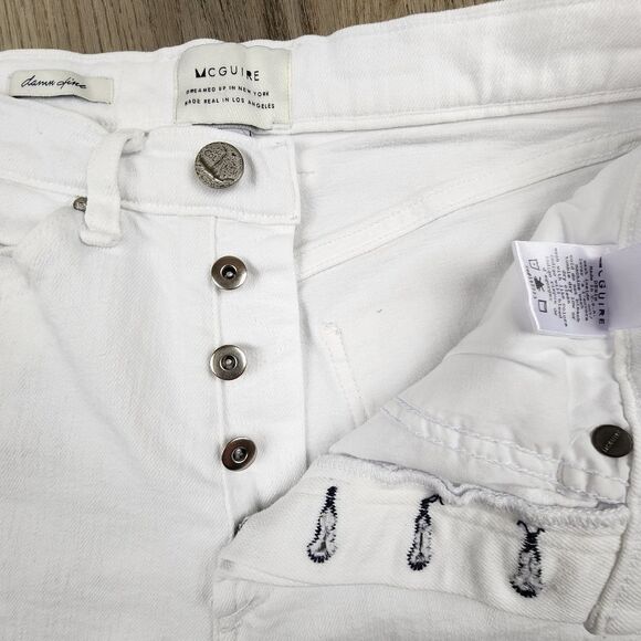 McGuire Damn Fine High-Rise Denim Shorts size 26 - Picture 4 of 6